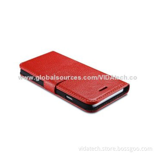 Genuine Leather Case with Stand Function and Card Slot, for iPhone 6, with own FactoryNew